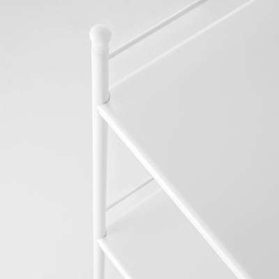 FRÖSJÖN Shelving unit, white, 40x96 cm
