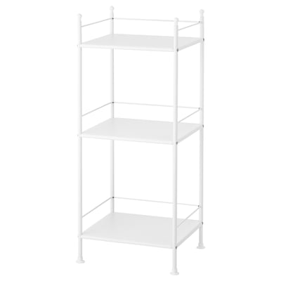FRÖSJÖN Shelving unit, white, 40x96 cm
