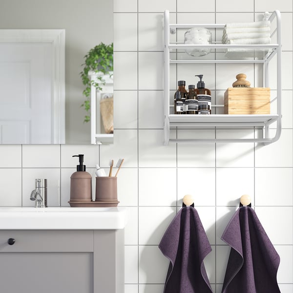 FRÖSJÖN Wall shelf, white, 40x51 cm