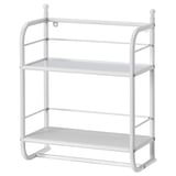 FRÖSJÖN Wall shelf, white, 40x51 cm