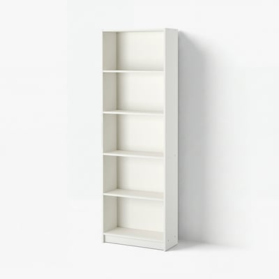 GERSBY Bookcase, white, 60x180 cm