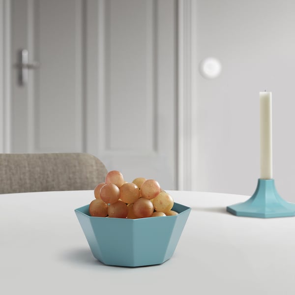 GOKVÄLLÅ Serving bowl, blue, 13x13x6 cm