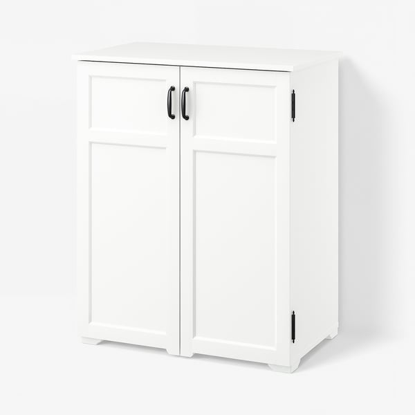 GREÅKER Cabinet with drawers, white, 84x101 cm