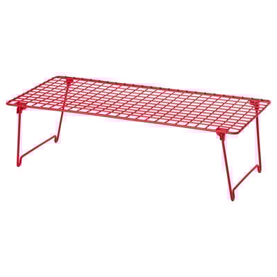 GREJIG Shoe rack, bright red, 58x27x17 cm