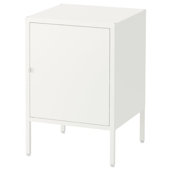 HÄLLAN Storage combination with doors, white, 45x47x67 cm
