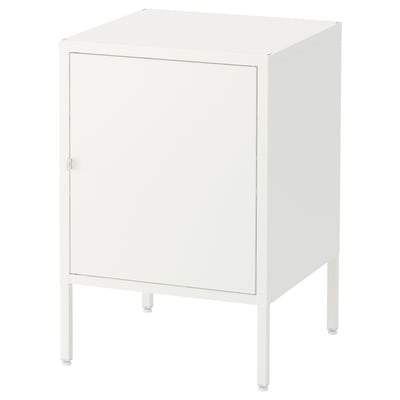 HÄLLAN Storage combination with doors, white, 45x47x67 cm