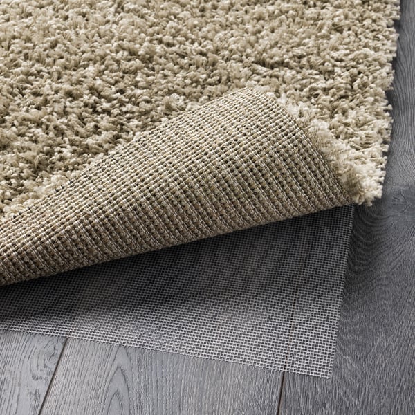 HAMPEN Rug, high pile, beige, 160x230 cm IKEA