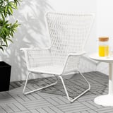 HÖGSTEN Armchair, outdoor, white