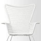 HÖGSTEN Armchair, outdoor, white