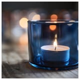 HÖSTAGILLE Candle holder, assorted colours, 6 cm