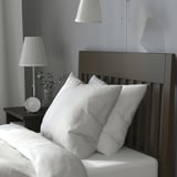 IDANÄS Bed frame with storage, dark brown/Lönset, 90x200 cm