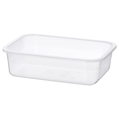 IKEA 365+ Food container, rectangular/plastic, 1.0 l