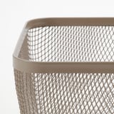 IKEA 365+ Food storage basket, metal/light grey-brown, 30x20x11 cm