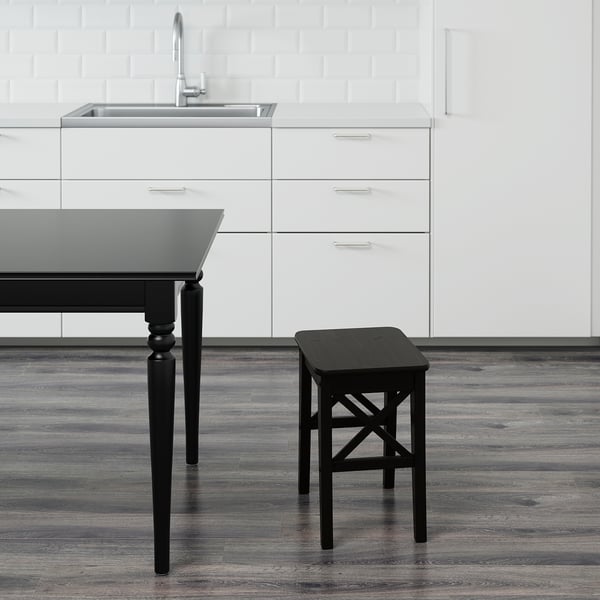 INGOLF Stool, brown-black