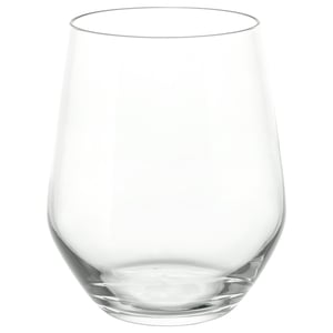 A clear, round-bottomed wine glass named IVRIG. Made of glass, it has a simple, elegant design suitable for both everyday use and special occasions.