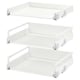 Option: JÄRNBODA Drawer, white, 60x60 cm