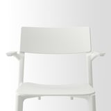 JANINGE Chair with armrests, white
