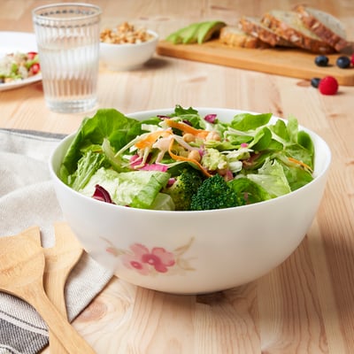 KALASBRA Serving bowl, floral pattern, 21 cm