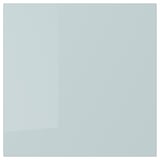 KALLARP Drawer front, high-gloss light grey-blue, 40x40 cm