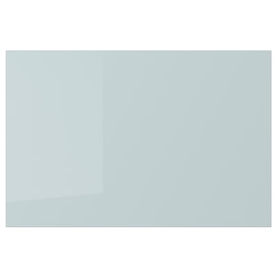 KALLARP Drawer front, high-gloss light grey-blue, 60x40 cm