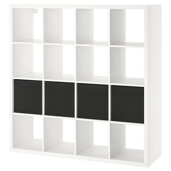 Ikea KALLAX SHELVING UNIT, BOOKCASE, WHITE, PERFECT FOR BASKETS OR BOXES :  : Home & Kitchen