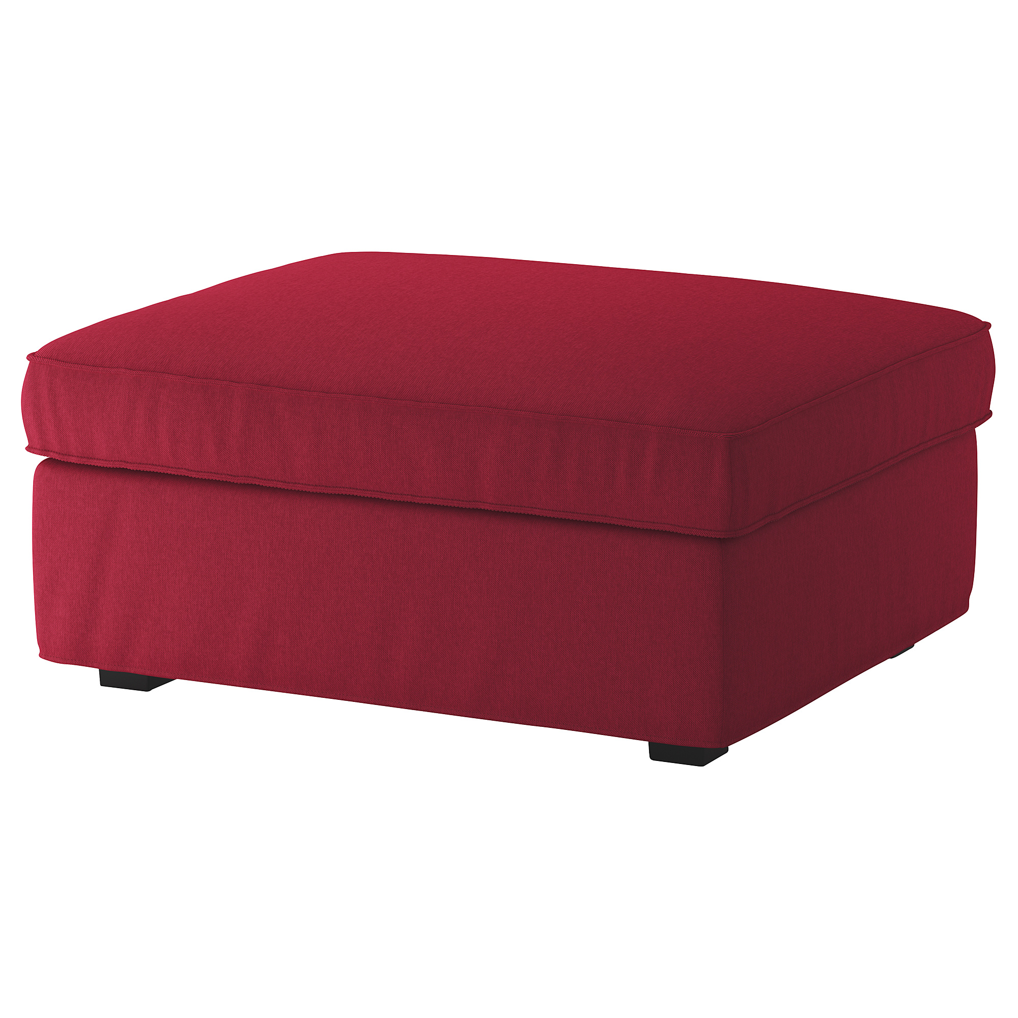 KIVIK Cover for footstool with storage, Orrsta red IKEA