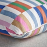 KLIBBKORSÖRT Cushion cover, white/multicolour, 50x50 cm
