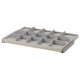 KOMPLEMENT Pull-out tray with divider, grey-beige/light grey, 75x58 cm