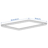 KUGGIS Lid, black, 18x26 cm