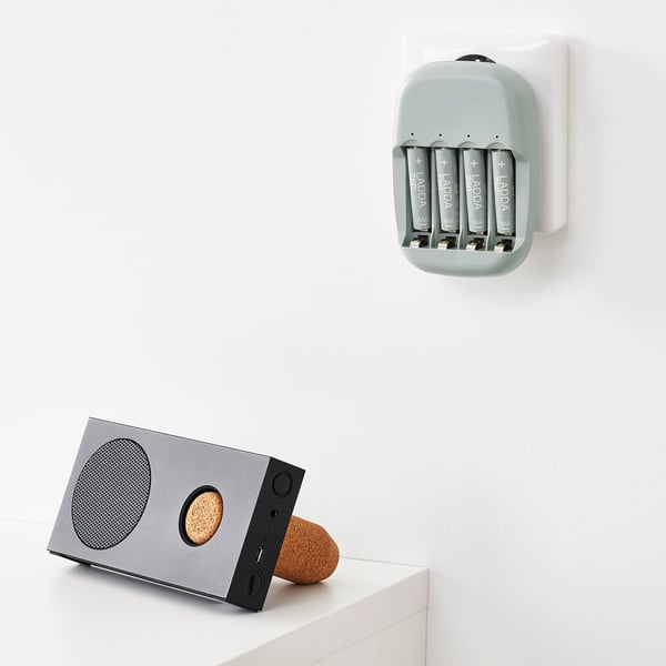 LADDA Rechargeable battery, HR03 AAA 1.2V, 750mAh IKEA