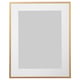Option: LOMVIKEN Frame, gold-colour, 40x50 cm