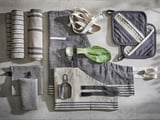 MARIATHERES Dish-cloth, grey/beige, 30x30 cm
