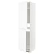METOD High cabinet for fridge/freezer, white Enköping/white wood effect, 60x60x220 cm
