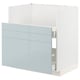 METOD / MAXIMERA Base cab f TALLSJÖN sink, white/Kallarp light grey-blue, 80x60 cm
