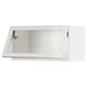 METOD Wall cab horiz gls door w push-open, white/Hejsta white clear glass, 80x40 cm