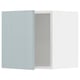 METOD Wall cabinet, white/Kallarp light grey-blue, 40x40 cm