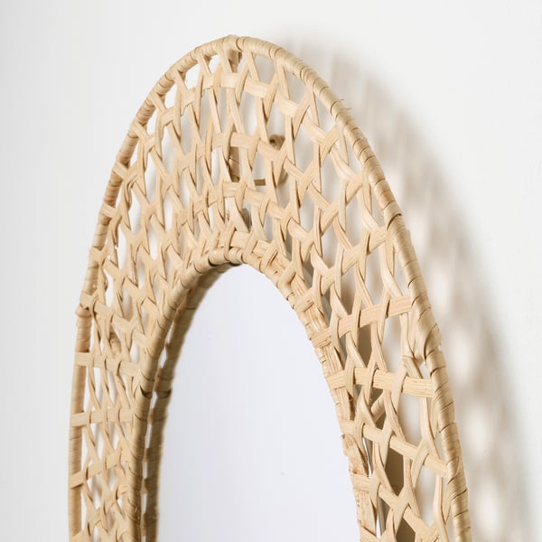 MISSVEDEN Mirror - rattan - IKEA