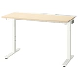 MITTZON Table top, birch veneer, 120x48 cm