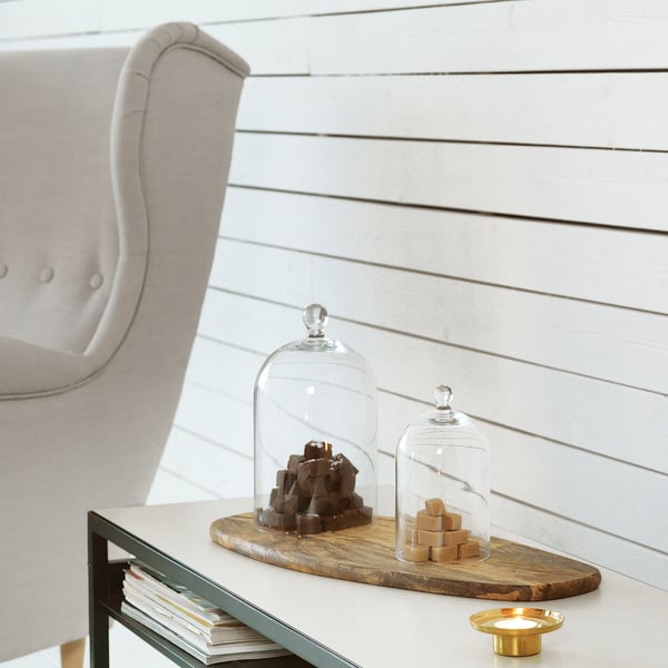 قبة زجاجية, زجاج شفاف, 18 سم IKEA قبة زجاجية, زجاج شفاف, 18 سم IKEA