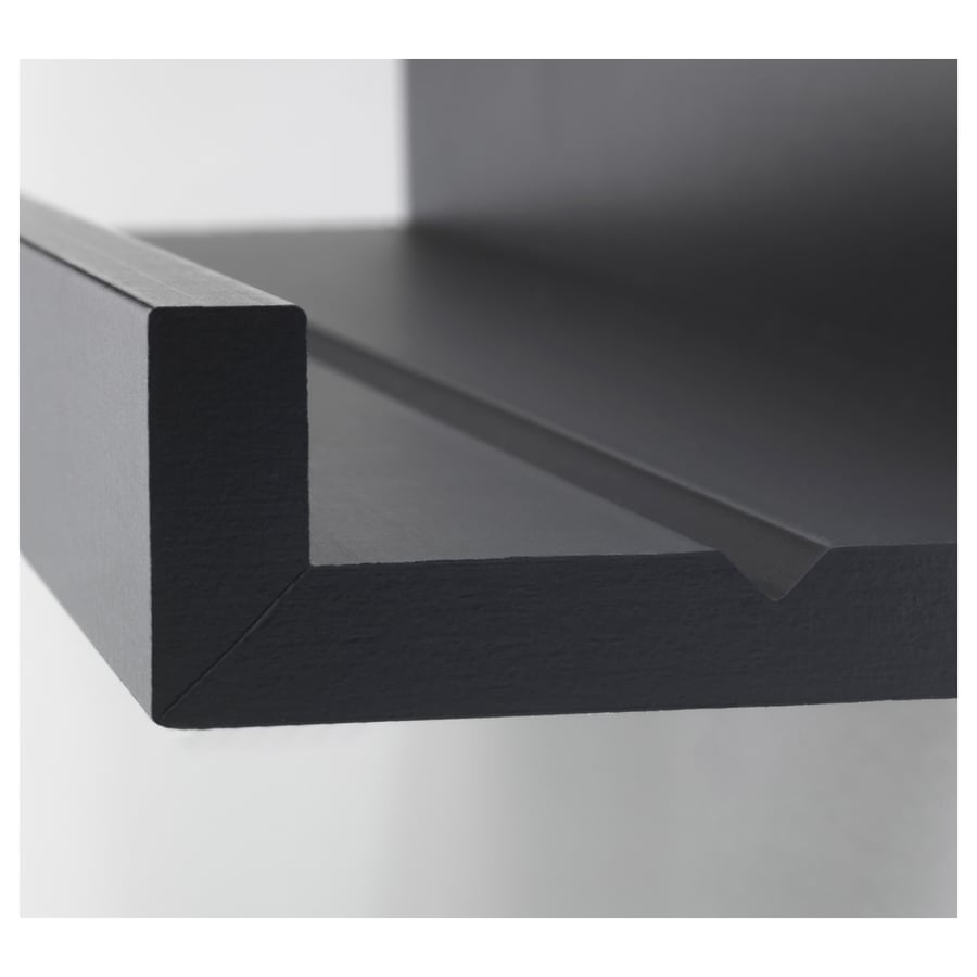 MOSSLANDA Picture ledge, black, 55 cm IKEA