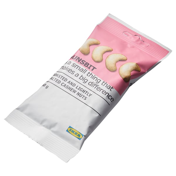 MUNSBIT Dryroasted cashew nuts with salt IKEA