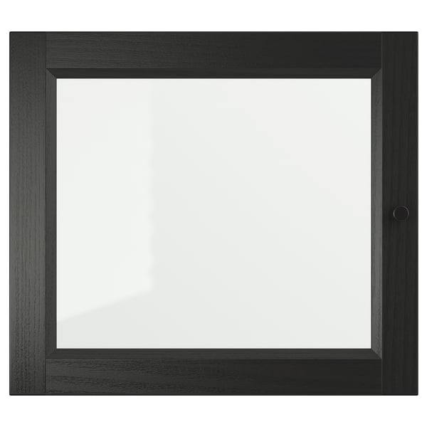 Oxberg باب زجاج أسود بني 40x35 سم Ikea