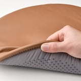 PÄRLETERNELL Chair pad, Grann golden-brown, 35 cm