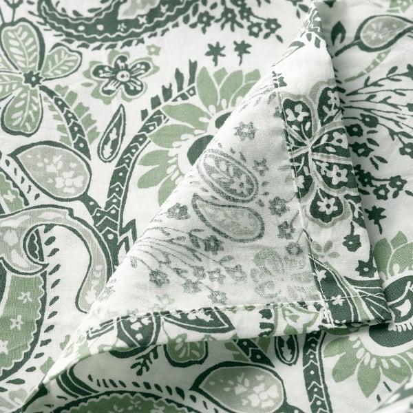 RODGERSIA Flat sheet, green/white, 240x260 cm