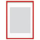 Option: RÖDALM Frame, red, 50x70 cm