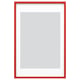 Option: RÖDALM Frame, red, 61x91 cm