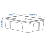 SAMLA Box, transparent, 39x28x14 cm/11 l