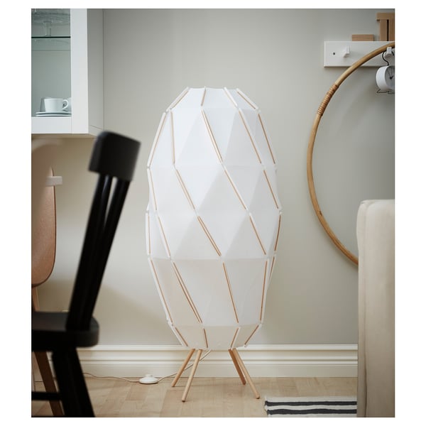 SJÖPENNA Floor lamp - white - IKEA