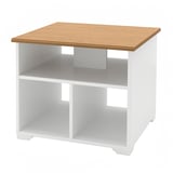 SKRUVBY Coffee table, white, 60x60 cm