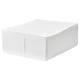 SKUBB Storage case, white, 43x53x19 cm